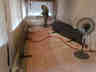 House brick floor sandblasting paint removal 03